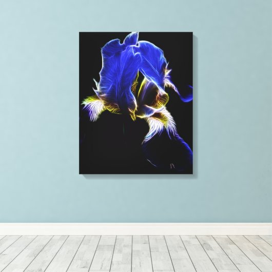 Toile Iris pourpre (Insitu (Plancher de Bois))