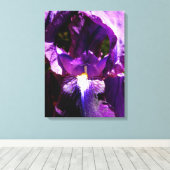 Toile Iris pourpre (Insitu (Plancher de Bois))