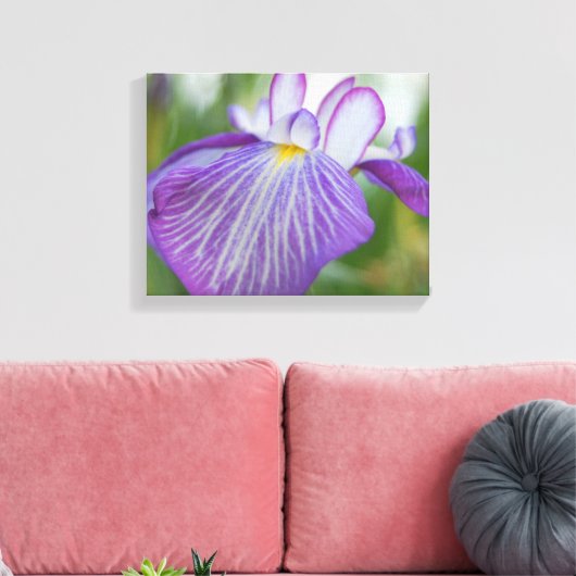 Toile Iris pourpre (Insitu(Salon))