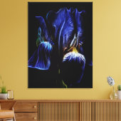 Toile Iris pourpre (Insitu(Salon))