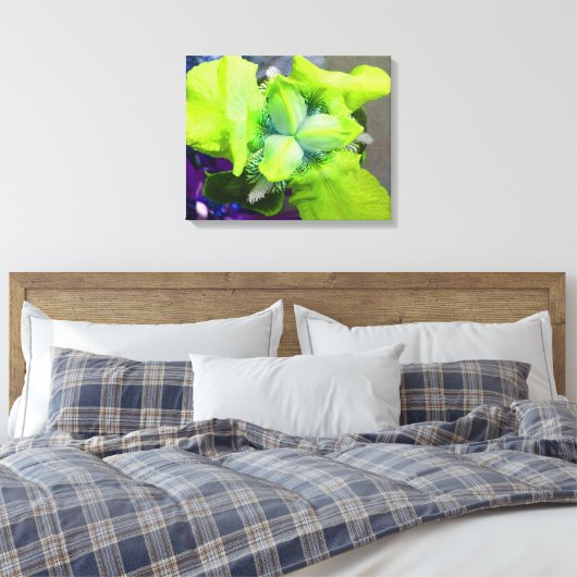 Toile Iris Vert Clair (Insitu(Chambre))