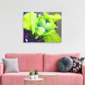 Toile Iris Vert Clair (Insitu(Salon))