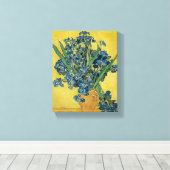 Toile Iris - Vincent van Gogh Beaux-Arts (Insitu (Plancher de Bois))