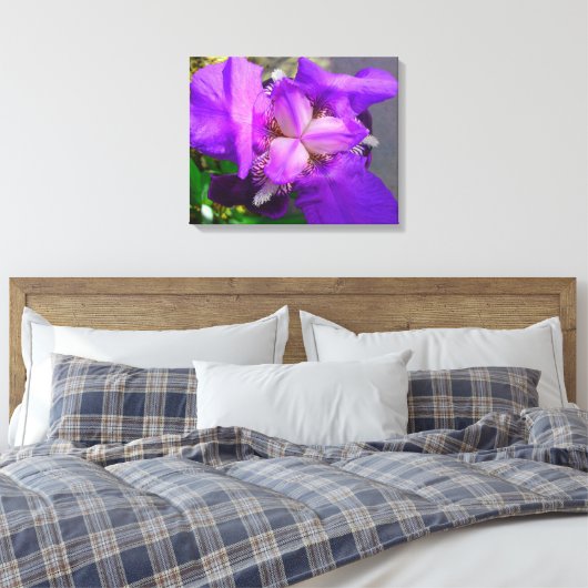 Toile Iris Violet (Insitu(Chambre))