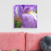 Toile Iris violet photo (Insitu(Salon))