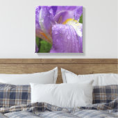 Toile Iris violet photo (Insitu(Chambre))