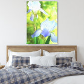 Toile Irises bleues romantiques (Insitu(Chambre))