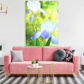 Toile Irises bleues romantiques (Insitu(Salon))