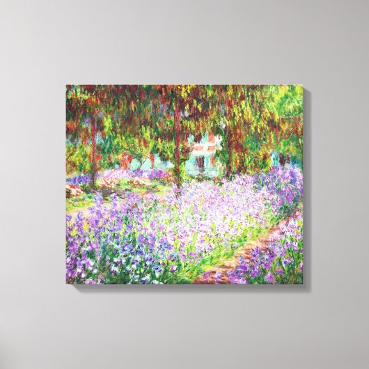 Toile Irises dans le jardin de Monet Claude Monet (Recto)