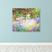 Toile Irises dans le jardin de Monet Claude Monet (Insitu (Plancher de Bois))