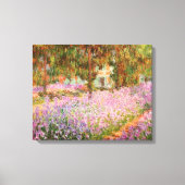 Toile Irises dans le jardin par Monet (Recto)