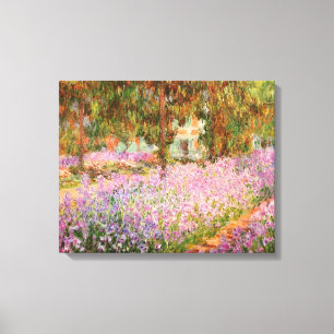Toile Irises dans le jardin par Monet