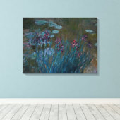 Toile Irises et nénuphars (Insitu (Plancher de Bois))