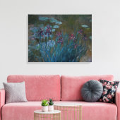 Toile Irises et nénuphars (Insitu(Salon))