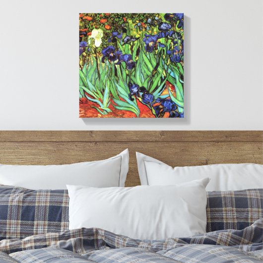 Toile Irises par Van Gogh Fine Art Canvas Imprimer (Insitu(Chambre))