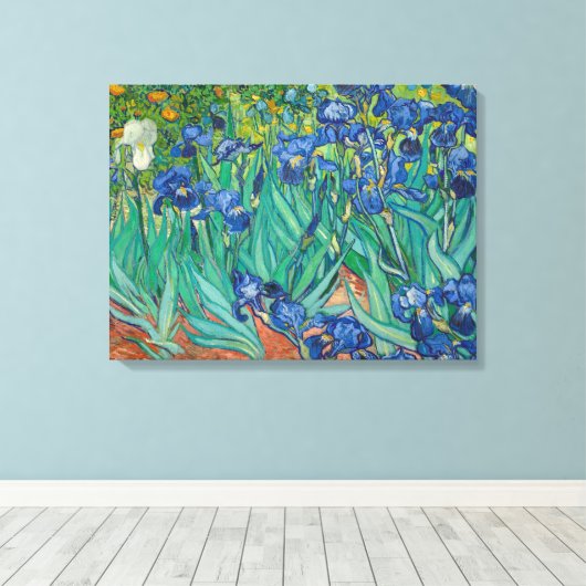 Toile Irises par Vincent van Gogh (Insitu (Plancher de Bois))