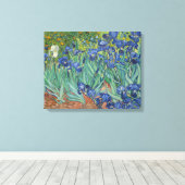 Toile IRISES VINCENT VAN GOGH Canvas Imprimer (Insitu (Plancher de Bois))