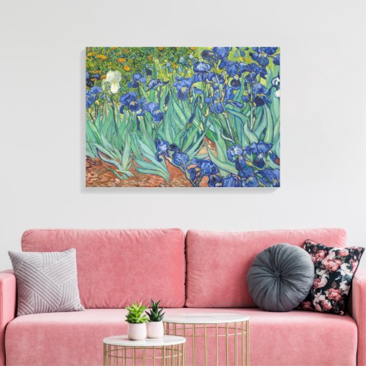Toile IRISES VINCENT VAN GOGH Canvas Imprimer (Insitu(Salon))