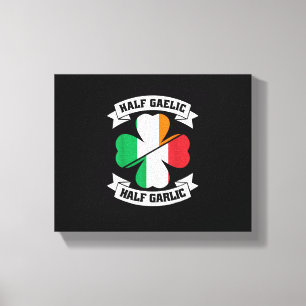 Toile Irlandais Italien Demi Gaelic Demi Garlic Saint Pa