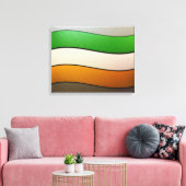Toile Irlande Drapeau couleurs-Chrome par Shirley Taylor (Insitu(Salon))
