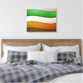 Toile Irlande Drapeau couleurs-Chrome par Shirley Taylor (Insitu(Chambre))