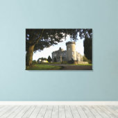 Toile Irlande, l'entrée latérale du château de Dromoland (Insitu (Plancher de Bois))