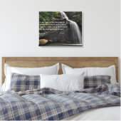 Toile Isaïe 41:18 Cascade (Insitu(Chambre))