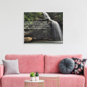 Toile Isaïe 41:18 Cascade (Insitu(Salon))