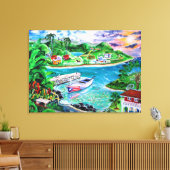 Toile Isla Del Encanto - Art de Galina - (Insitu(Salon))