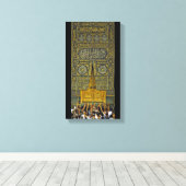 Toile Islam Islam Musulman Arabe Calligraphie Hajj Kaaba (Insitu (Plancher de Bois))
