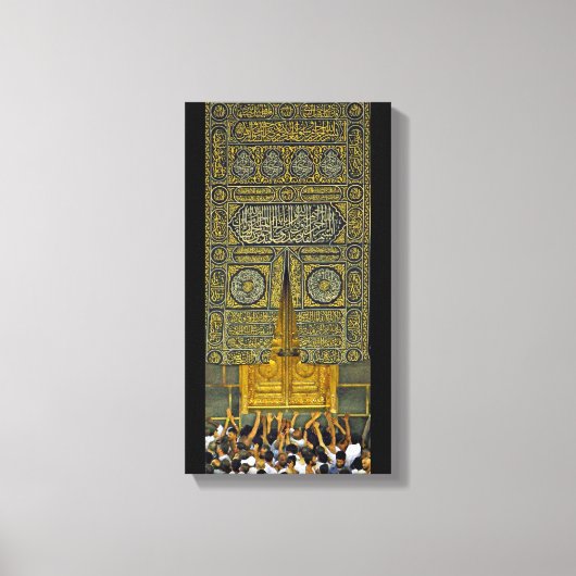 Toile Islam Islam Musulman Arabe Calligraphie Hajj Kaaba (Recto)