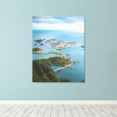 Toile Island Bridges – Coastal Serenity View (Insitu (Plancher de Bois))