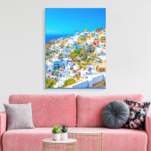 Toile Island Paradise Greek Island Serenity (Insitu(Salon))