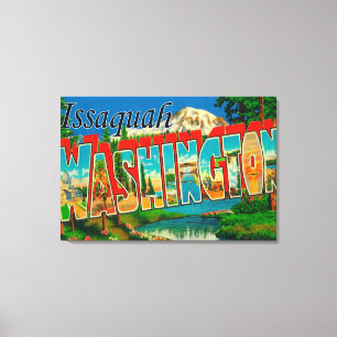 Toile Issaquah, Washington - grandes scènes de lettre
