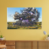 Toile "It’s a Beautiful Place Here" (Insitu(Salon))