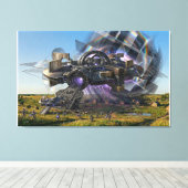 Toile "It’s a Beautiful Place Here" (Insitu (Plancher de Bois))