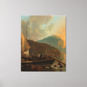 Toile Italianate River Landscape, Adam Pijnacker, c. 165 (Recto)