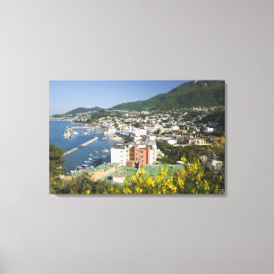 Toile ITALIE, Campanie, (baie de Naples), ISCHIA, LACCO