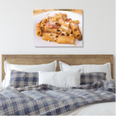 Toile Italie, Positano. Plaque d'affichage de rigatoni. (Insitu(Chambre))