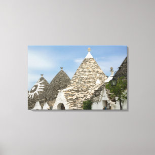 Toile Italie, Pouilles, Alberobello, Terre des Trulli,
