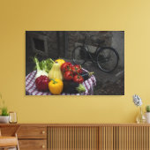 Toile Italie, province de Brescia, Gargnano. Table avec (Insitu(Salon))