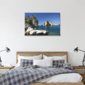 Toile Italie, Sicile, Scopello, Rocks par Tonnara (Insitu(Chambre))