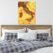 Toile ItalieCarte panoramiqueItalie (Insitu(Chambre))