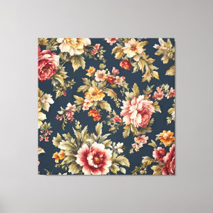 Toile Italien Exquis Beau Modèle Floral