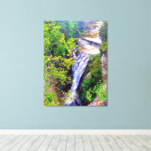 TOILE ITHACA NEW YORK CASCADILA GORGE (Insitu (Plancher de Bois))