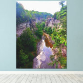 TOILE ITHACA NEW YORK GORGE (Insitu (Plancher de Bois))