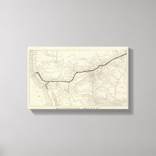 Toile Itinéraire de California Limited