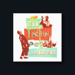 Toile It's a Festivus for the Rest of Us<br><div class="desc">Celebrate the holiday season on your own terms with this vibrant Festivus graphic! Inspired by the classic Seinfeld episode "The Strike, " this design captures the hilarious spirit of the holiday created by Frank Costanza as a "hates-all" alternative to the commercialized season. Featuring a retro, collage-style aesthetic, this graphic includes...</div>