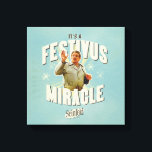 Toile It's a Festivus Miracle<br><div class="desc">Gather 'round the aluminum pole and celebrate the most unexpected moments of the season with this "It's a Festivus Miracle!" graphic. Featuring the legendary Frank Costanza in his peak holiday form, this design captures the hilarious energy of the Seinfeld holiday we all know and love. With its retro sunburst background...</div>