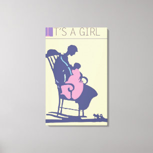 Toile <It's a Girl>par Steve Collier